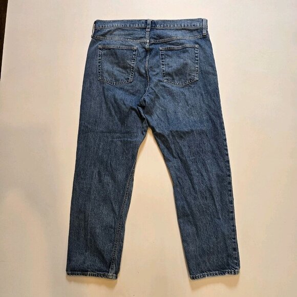 Gap Jeans Womens 34 18L Cheeky Straight High Rise Blue Button Fly Demin Plus 5 P - Picture 3 of 8